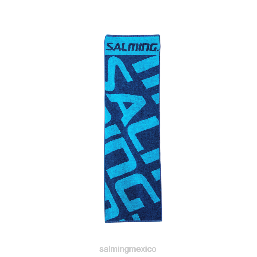 accesorios Salming toalla de gimnasio azul hombres 66NF846
