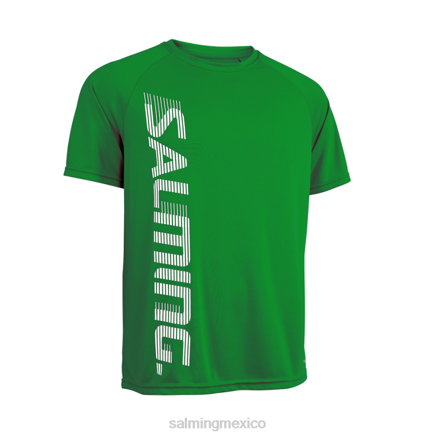 vestir Salming camiseta de entrenamiento 2.0 verde hombres 66NF815