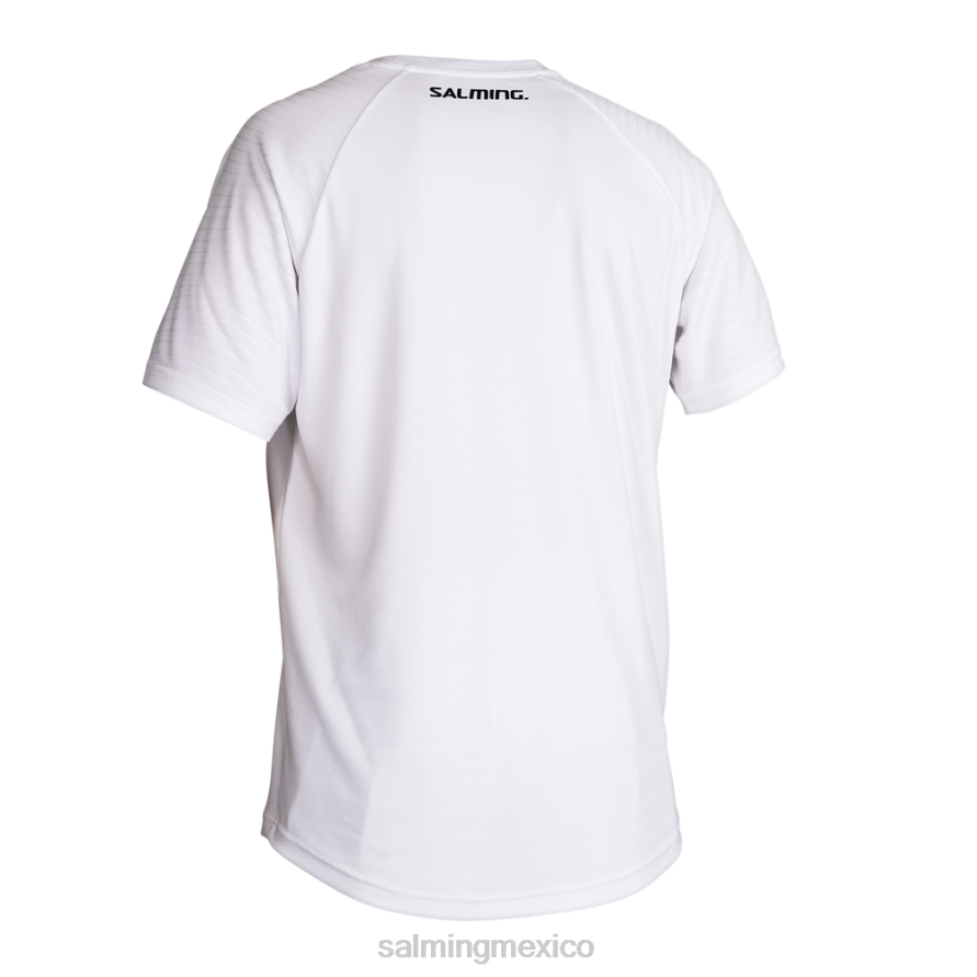 vestir Salming camiseta de juego de granito blanco hombres 66NF88