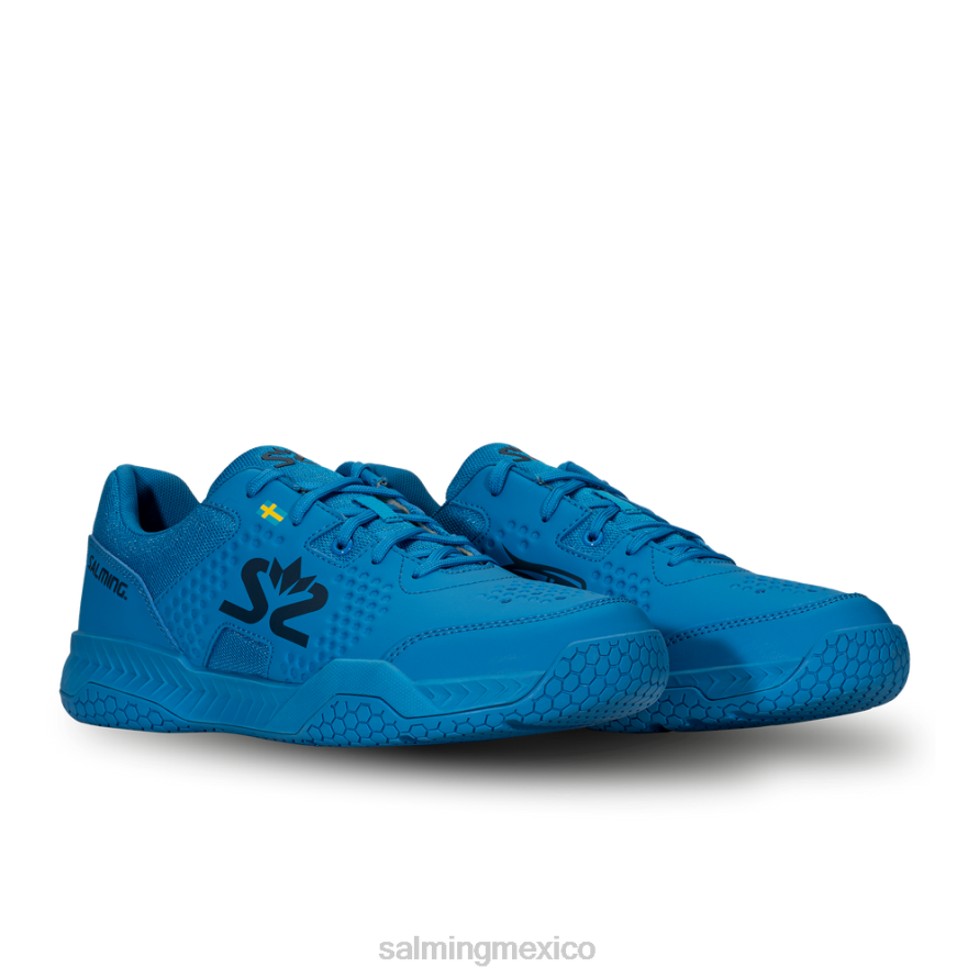 zapatos Salming corte de halcón azul hombres 66NF81